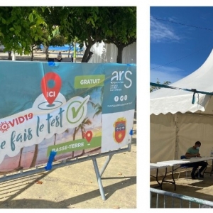 Opération de dépistage du COVID 19 à Basse-Terre