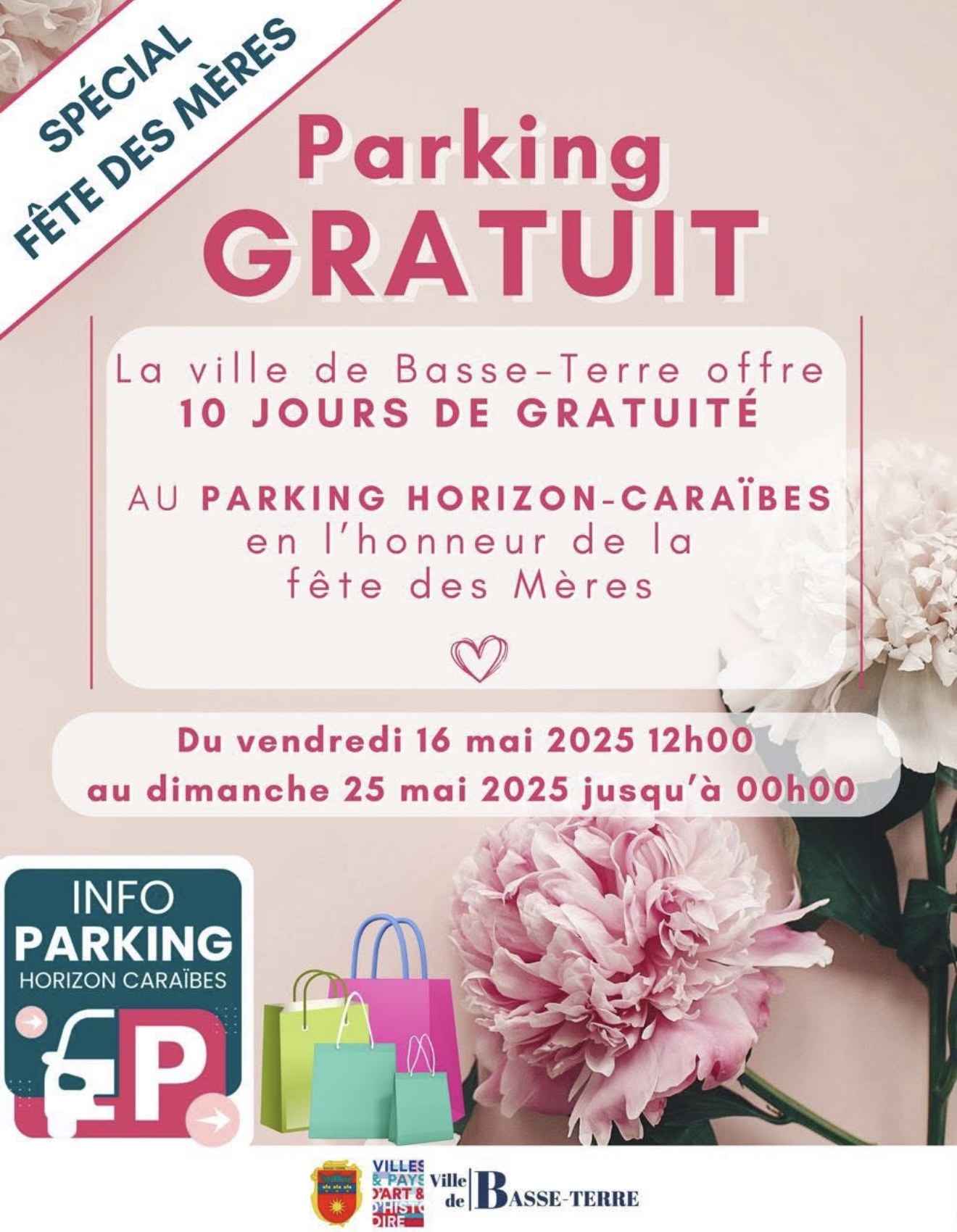 Parking Gratuit - Spécial Fête des Mères 