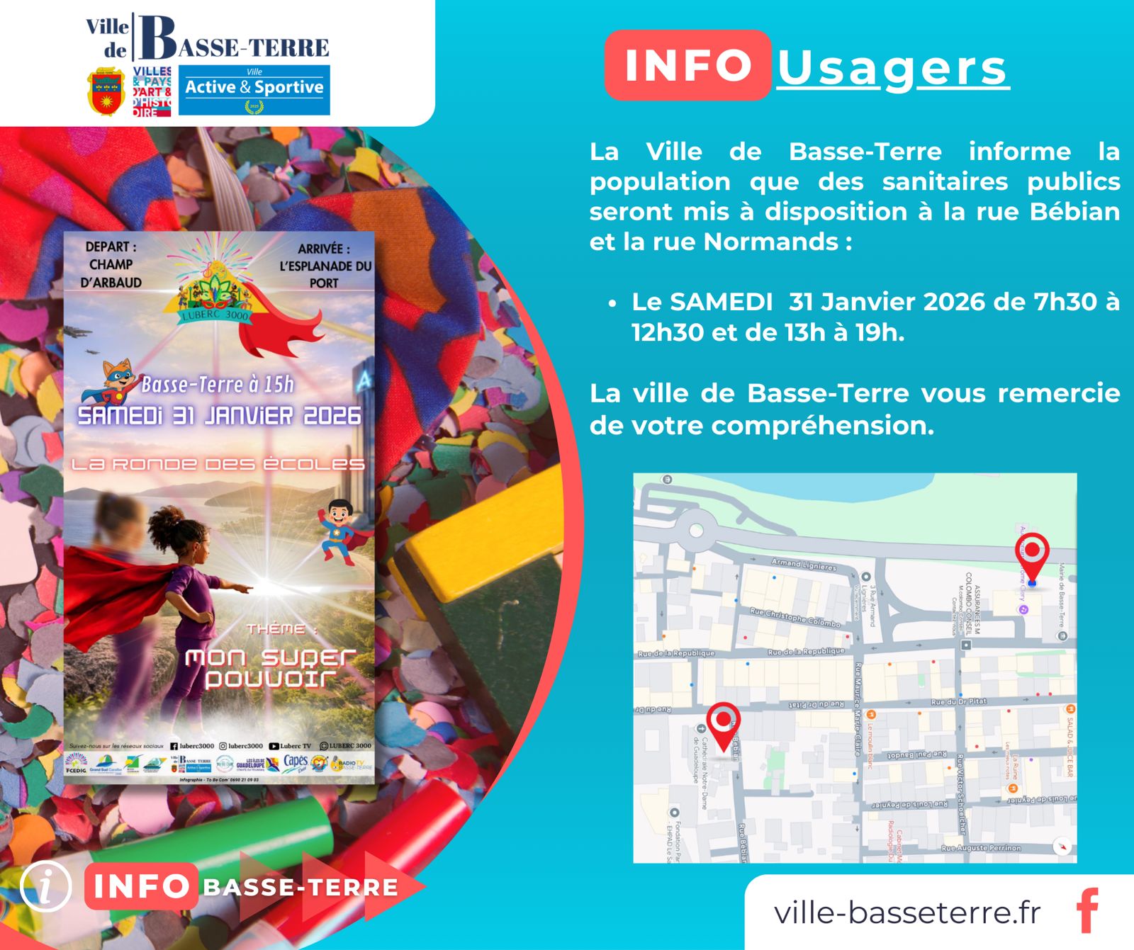 Info usagers Samedi 31 Janvier