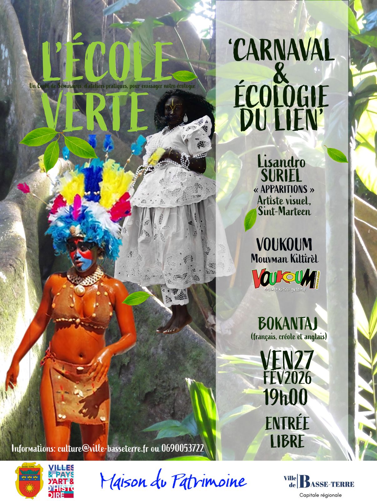 Vendredi 27 février 2026 - 19h00 - Maison du Patrimoine