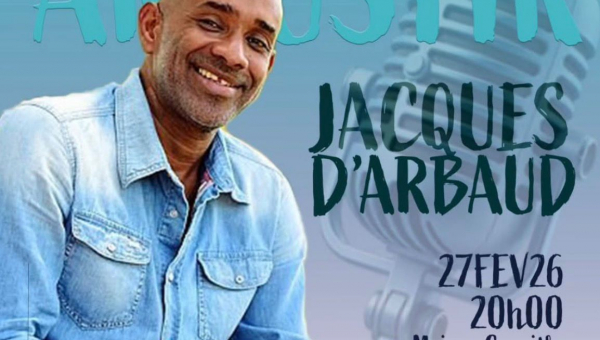 Vendredi 27 février 2026 20h00 - Maison Coquille KONTRÉ AKOUSTIK • JACQUES D'ARBAUD